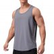 Men's Grey Sleeveless Tank Top